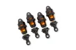 Traxxas Tuning Mini GTR Aluminium-Dämpfer in Orange kurz ohne Federn 4Stück für Mini-Slash 4x4 1/16