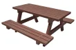 RC Scalezubehör 1/10 Picknicktisch in dunkelbraun