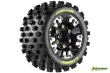 Louise Reifen ST-Rock auf Felge in schwarz 12mm 2Stück für Traxxas MINI-MAXX und MINI-XRT 1/16