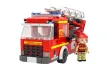 Kiddicraft Klemmbausteine Feuerwehr Leiterwagen - 334 Teile