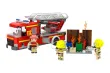 Kiddicraft Klemmbausteine Feuerwehr Leiterwagen - 334 Teile