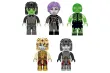 KiddiCraft Klemmbausteine KIDDIZ Figuren-Pack Dungeon Nekromanten - 97 Teile