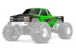 Traxxas Tuning Chevy K1500 Karosserie in Grün mit Aufkleber für X-Maxx Monstertruck 1/7