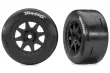 Traxxas Tuning Slick Reifen auf Felgen in Weiß Vorne 2Stück für MINI-Rally 1/16