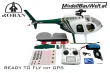 Roban RotorScale MD-500 GJive 470 Hubschrauber weiß grün mit GPS - RTF