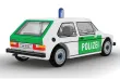 COBI Klemmbausteine Autos VW Golf 1974 Polizei - 77 Teile