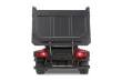 DF Models Kipper Auflieger Semi-Trailer in schwarz für Scania 1:18