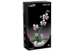 CaDA Klemmbausteine Blumen Serie Orchidee mit dekorativer Vase - 237 Teile