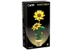 CaDA Klemmbausteine Blumen Serie Sonneblume mit dekorativer Vase - 187 Teile