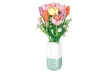 JieStar Klemmbausteine Blumen Rosen und Tulpenensemble - 1011 Teile