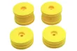 HobbyPlus Ersatzteile Felgenset in Gelb für Speck-B 2WD Buggy 1:24 RTR