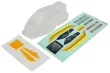 HobbyPlus Ersatzteile Lexan Karosserie in Klar mit Sticker für Speck-B 2WD Buggy 1:24 RTR