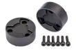 Traxxas Ersatzteile Zentral-Radkappen schwarz 2Stück für X-Maxx Monstertruck 1/7 passend für die Räder TRX7696 und TRX7689