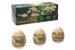 CaDA Klemmbausteine Box mit 3 Fossilien Dinosauriereiern - 825 Teile