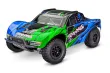 Traxxas Slash 1/10 4x4 Shortcourse-Truck grün RTR VX3 Brushless mit HD Teilen
