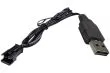 USB Ladekabel HBX 2Polig für 1S 3,7V Akkus