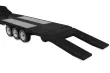 Amewi RC Tieflader-Sattelauflieger Dreiachser in schwarz für Amewi RC Scania 770S Zugmaschine in Schwarz 6x4 1:18 RTR