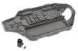 Traxxas Ersatzteile Low-CG Chassis in Grau für Slash 4x4 1/10