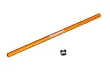 Traxxas Tuning Zentral-Kardanwelle 214mm aus Aluminium in Orange für Ford Fiesta und Slash 1/10