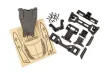 Traxxas Ersatzteile Clipless Karosserie Conversion-Kit für Rustler 2WD 1/10