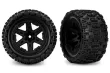 Traxxas Ersatzteile Sledgehammer ST 2.8 Reifen mit RXT Felgen in schwarz 2Stück für Rustler 4x4 VX3 1/10