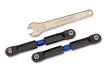 Traxxas Ersatzteile Sturzstangen-Set Stahl Extra kurz blau 2Stück für Rustler und Slash 2WD VX3 1/10