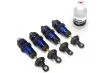 Traxxas Ersatzteile GTR Dämpfer Aluminium blau mit TiN Kolbenstange 4Stück für Jato und XO-1 Traxxas Ersatzteile GTR Dämpfer Aluminium blau mit TiN Kolbenstange 4Stück für Jato und XO-1