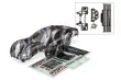 Traxxas Ersatzteile Rustler VX3 Karosserie ProGraphix (benötigt Hintergrundlackierung) für Rustler 2WD 1/10