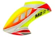 Microheli Airbrush Fiberglass Phoenix Haube in Gelb-Rot für OMPHobby M2V3 Pro