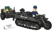 COBI Klemmbausteine Fahrzeug Kettenkrad mit Anhänger - 239 Teile
