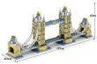 Reobrix Klemmbausteine Gebäude Tower Bridge - 9782 Teile
