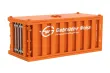 Stoneheap Klemmbausteine 20 Fuß Container - Gebrüder Weiss - 251 Teile