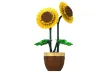 Stoneheap Klemmbausteine Blumen Sonnenblumen - 381 Teile