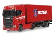 Amewi RC Mini-Scania 730S mit Kofferauflieger proportional 4WD 1:64 RTR rot