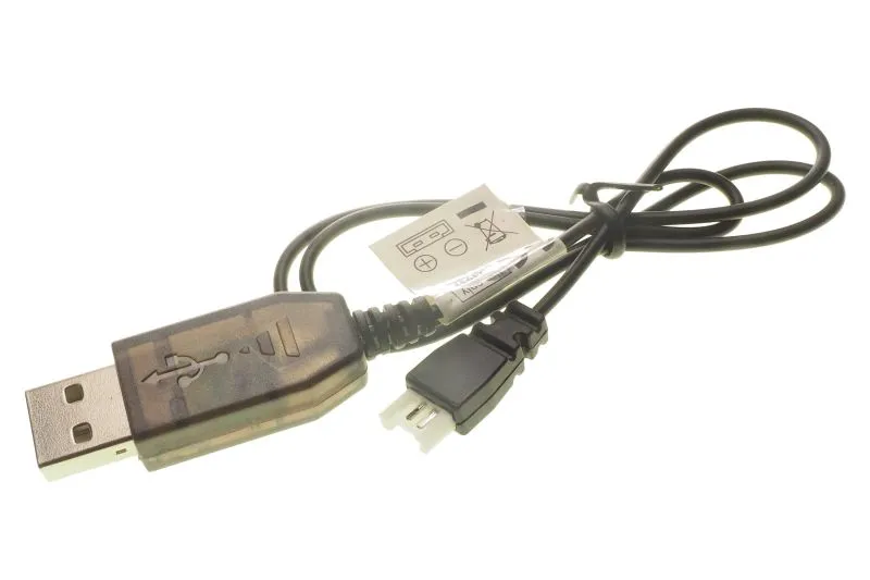 USB-Ladekabel Für JXD Mini UFO Drohne 512V – Ersatzteil Mit Eckigem Stecker – 60 Cm Gelb