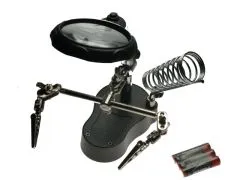 Helping Hand mit LED-Licht und Lupe