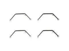 Align Kufenbügel in weiß 4Stück für T-REX 250