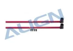 Align Heckrohr aus Aluminium in rot für T-REX 150