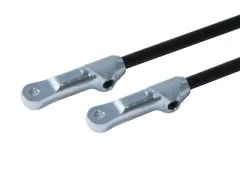 Lynx Heckstreben silber für Blade 300X / CFX