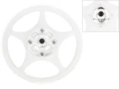 Rakonheli Hauptzahnrad Derlin mit Aluminium Nabe in silber für Blade 200SRX