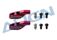 Align Hauptrotorblatthalter aus Aluminium in rot für T-REX 500EFL