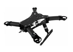 Rakonheli Carbon Hauptrahmen mit Landegestell schwarz für Blade 200QX