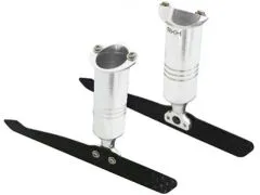 Rakonheli Ersatzteile Landegestell aus Aluminium in silber für Blade 200QX und Rakonheli 250RQX