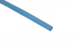 Schrumpfschlauch Ø6,4mm Flachmaß 10mm 1m blau