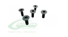 SAB Goblin Flachkopfschrauben M3x5 5Stück für 380, 500, 570,RAW 580, RAW 700 und iL 700 Piuma