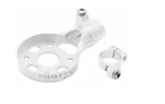 Rakonheli Heckmotorhalterung Aluminium in silber für Blade 230s und 250CFX