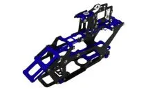 Rakonheli Hauptrahmen aus Carbon in blau für Blade 230S und 230S V2