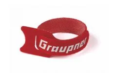 Graupner Klett-Kabelbinder in rot 300mm 10Stück