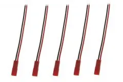 BEC Stecker mit Kabel 10cm 5er Packung