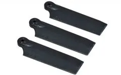 OXY Ersatzteile 3Blatt Heckrotorblätter in schwarz 50mm für OXY3